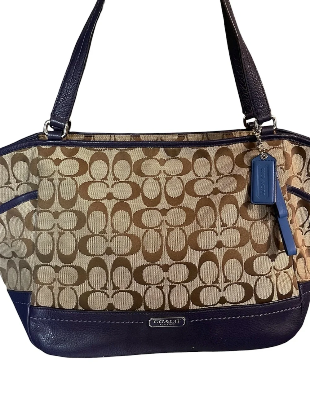 Coach Park Signature Carrie Tote